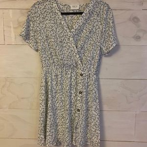 White floral dress